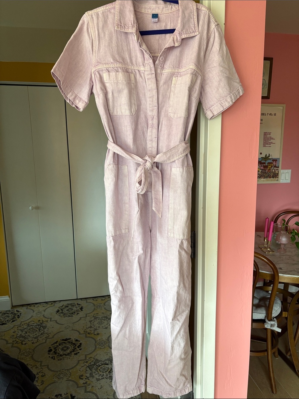 Old Navy Purple Denim Utility Suit